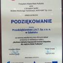 Podziękowanie dla JAT